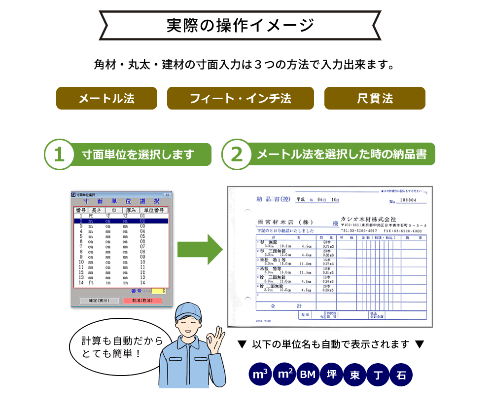 木材・建材業者向けソフト